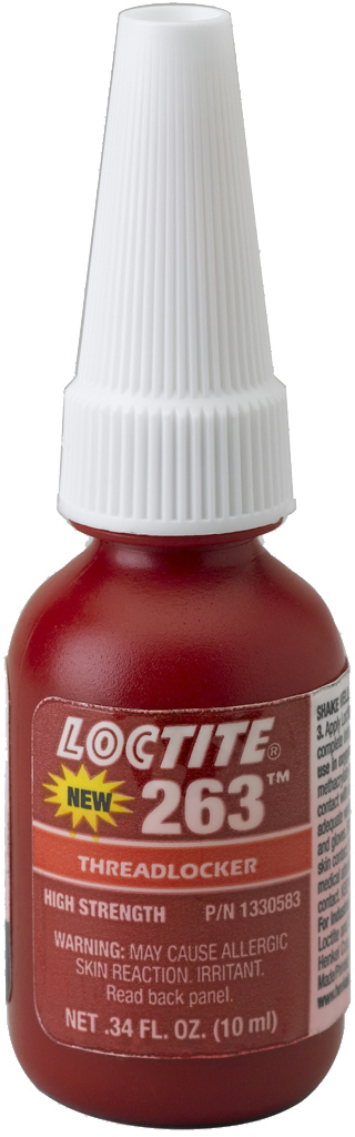 Loctite&reg; 263&trade; Oil Tolerant High Strength Threadlocker